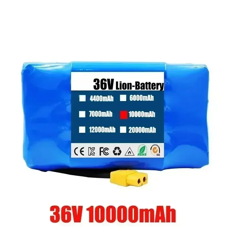 36V Originele 12.0Ah 10s2p Batterijpakketten Oplaadbare Lithium Ion Batterij voor Elektrische Zelfbalancerende Scooter HoverBoard Eenwieler