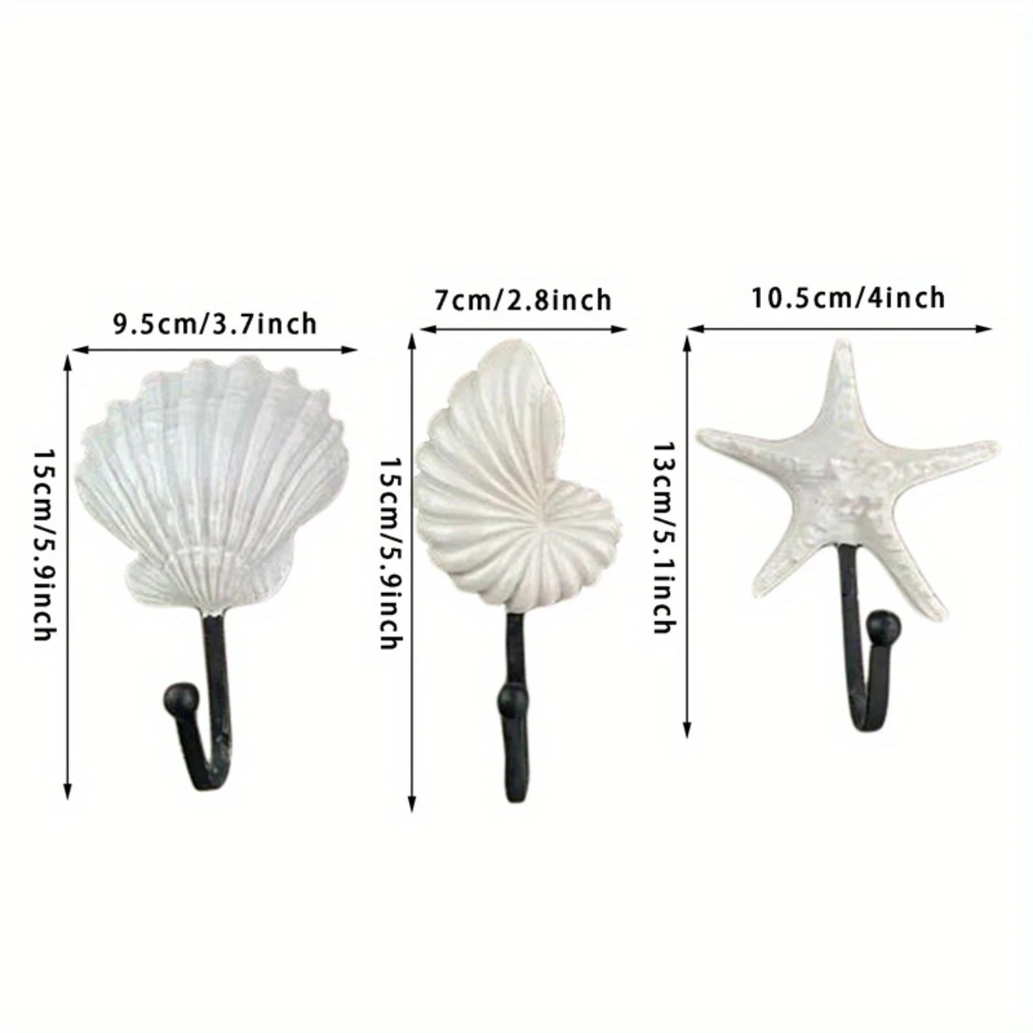 Seashell Starfish Conch Wall Decor Clothes Hat Display