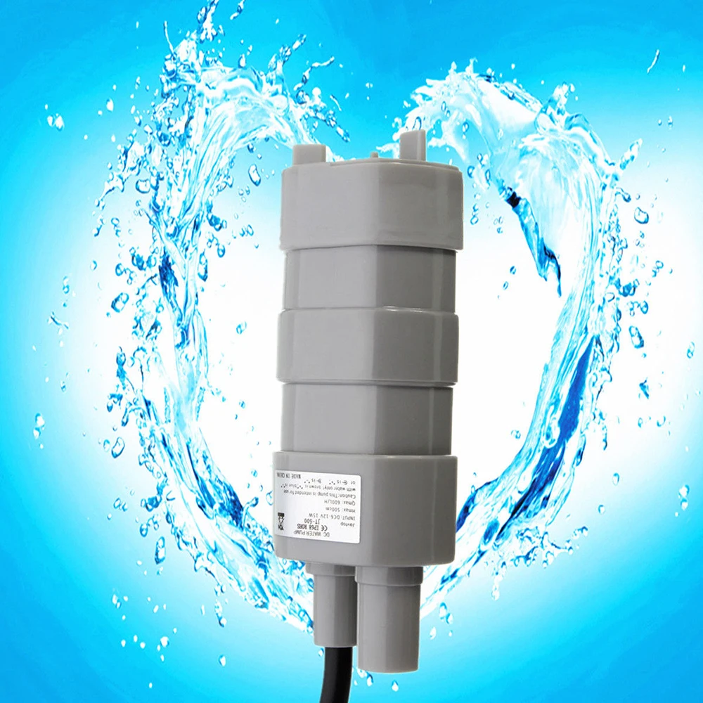 JT-500 12V 24V DC Submersible Water Pump 600L/H 1.2A High Flow Three-wire Water Pump For Motorhome Camper Pond Aquarium