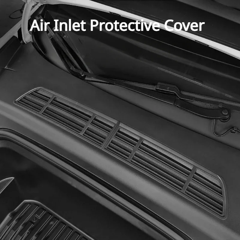 Air Inlet Protection Cover for Tesla Model 3/Y/3+ Insect-proof Net Front Trunk Air-conditioning Cover Intake Grille Clean Filter