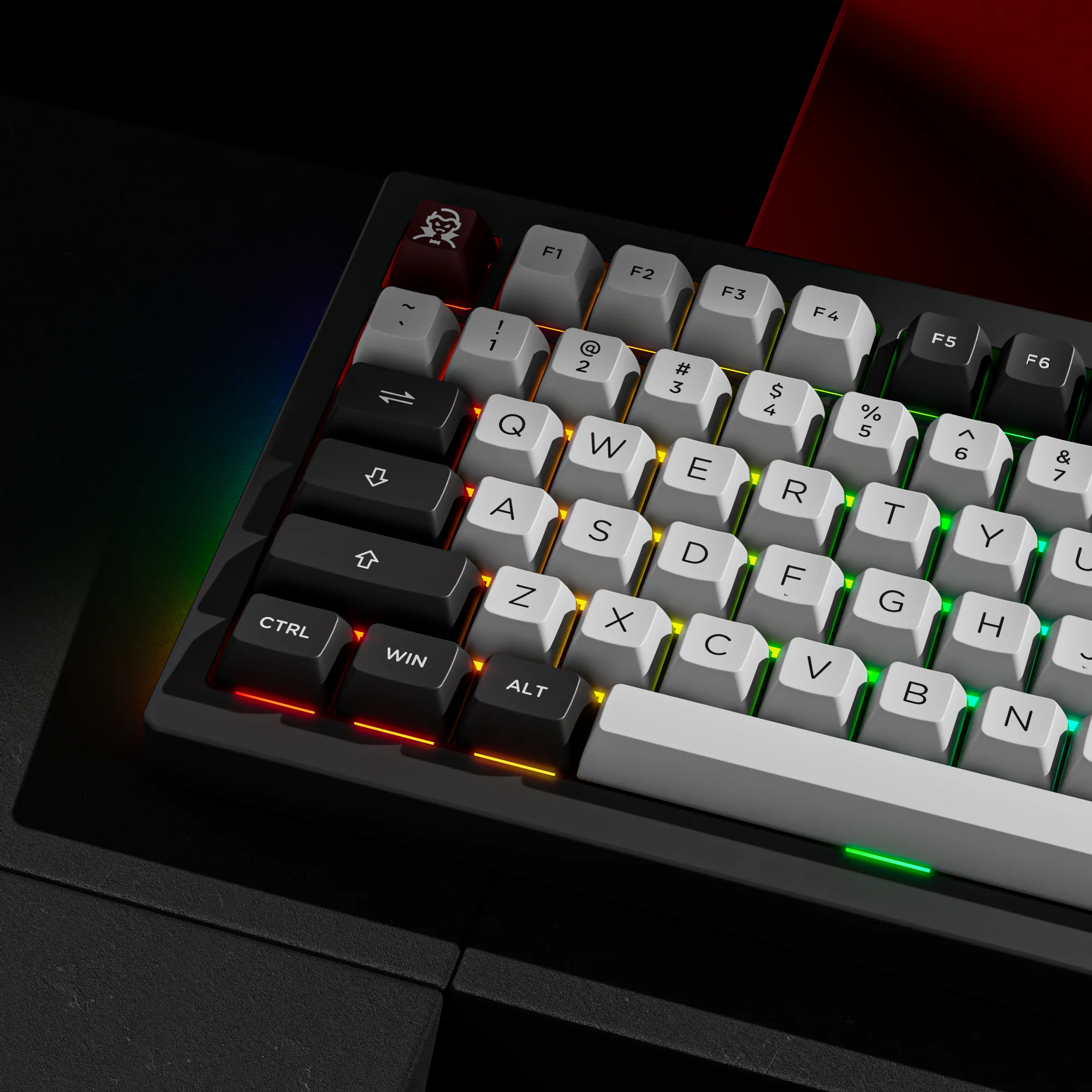 Akko 5075B Plus Dracula Castle 75% Mechanical Gaming Keyboard 3/5 Pin Hot Swap Three-Modes RGB 2.4GHz Wireless/USB Type-C/BT 5.0