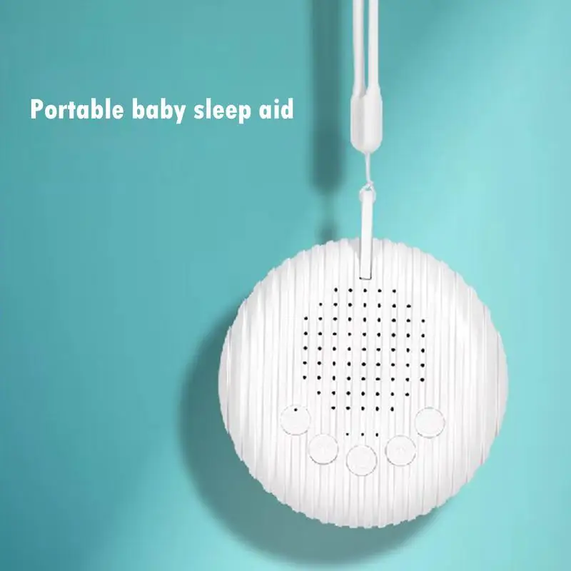 White Noise Machine Baby oplaadbare batterij Noise Sleep Machine Noise Sleep Machine Verstelbare draagbare geluidsmachine voor thuis