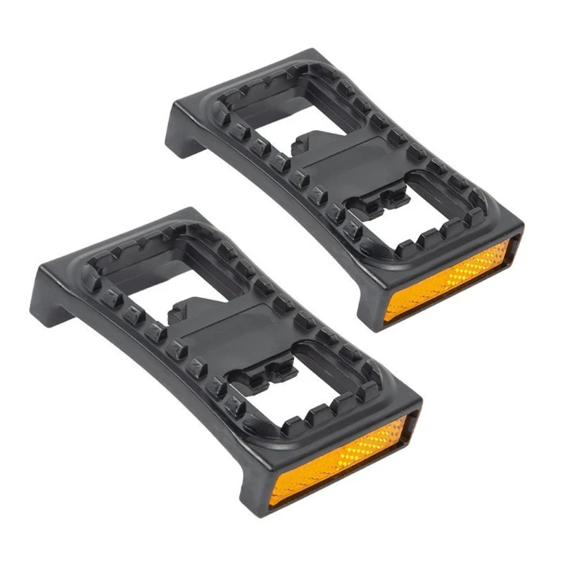 1 par pedales ciclismo antideslizantes, pedales bloqueo para bicicleta, accesorio ciclismo fácil llevar JOME