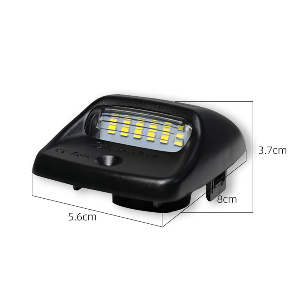 Brand New License Plate Light LED License Lamp Replacement Vehicle 12V 2.0*1.75*1 Inch Accessories For Tacoma 2005-2015