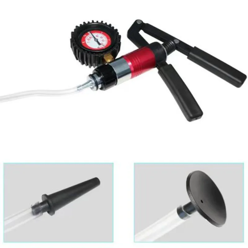 أداة تشخيص السيارة سيارة باليد فراغ مسدس مضخة الفرامل النازف محول خزان السوائل أدوات اختبار الزيت عدة #5