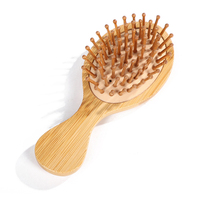Bamboo Detangling Hair Comb Anti Static Air Cushion Hair Brush Reduce Hair Loss Hair Care Styling Comb Women Styling Tools