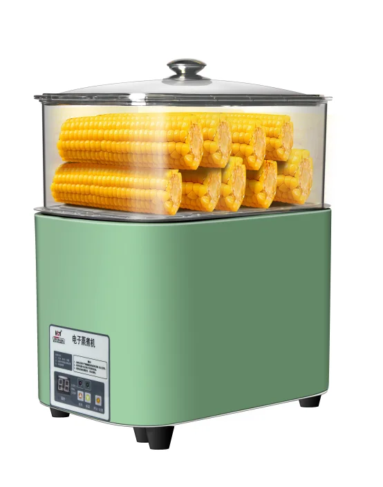 

Лидер продаж, коммерческая автоматическая электрическая пароварка для сладкой кукурузы, овощей, двухслойная пароварка