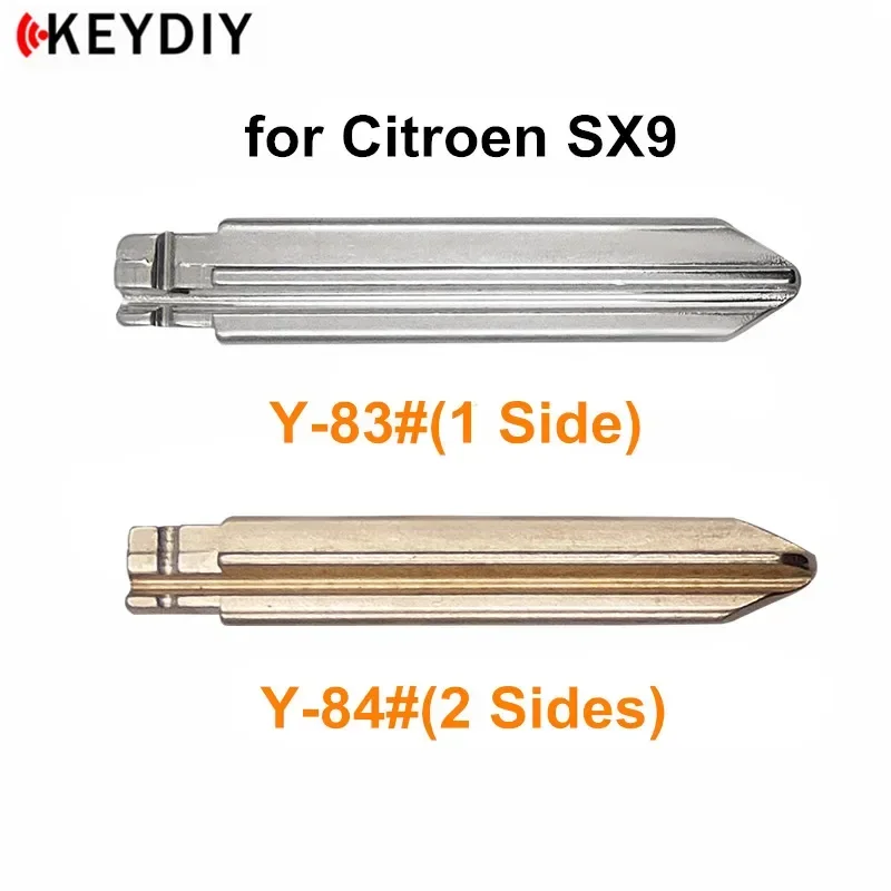 

10шт KEYDIY KDVVDI/JMD # 83 # 84, сменный металлический необрезанный пустой складной дистанционный ключ Y-83 # Y-84 # Ключи от машины Citroen SX9