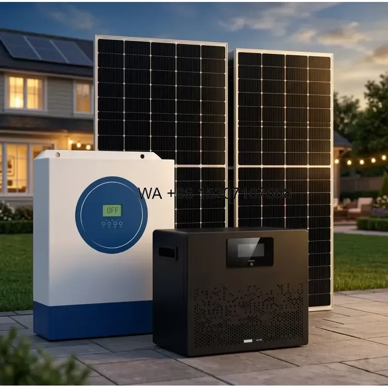 Wmwmnu 11KW Balcony Solar Power System Plug and Play Solar Panel Kit for Apartment