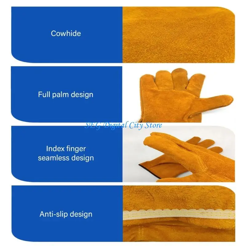 U75B Tear Resistant  Work Gloves for Construction Welding and Material Handling