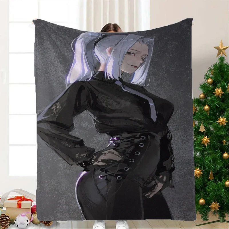 Black Bodysuit Silvery Decorative Purple Glow Element Pattern Digital Print Flannel Blanket, 100% Polyester Material, Lightweigh