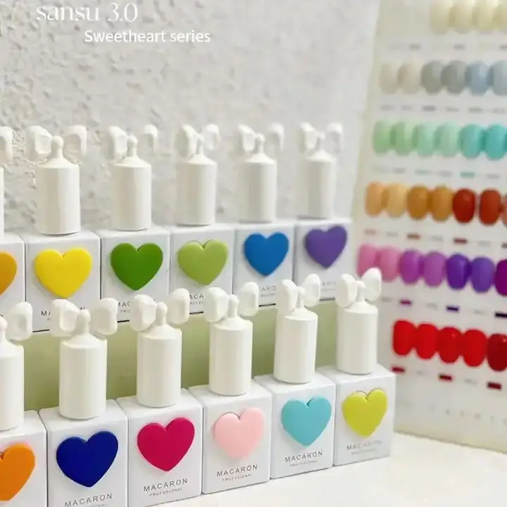 Sansu 58 colors 3.0 Korean Nail Polish Popular Sweetheart Glue Nail Shop Dedicated One Bottle One Color Color Nail Glue