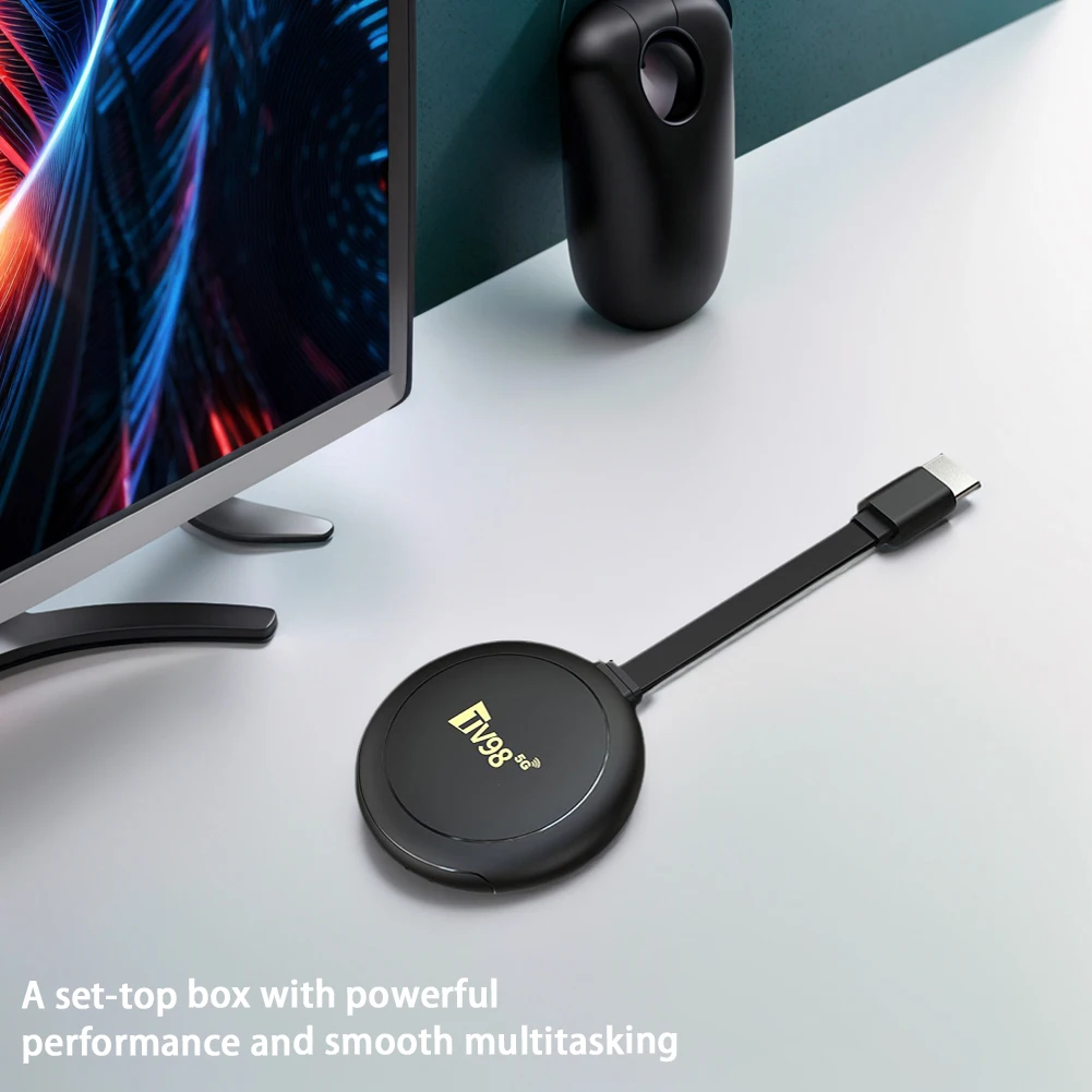 Android 14 Smart TV Box Sprachfernbedienung Set Top Box G31 OPenGL3.2 4K HD TV Video Player für HD-Filme Internetanwendungen