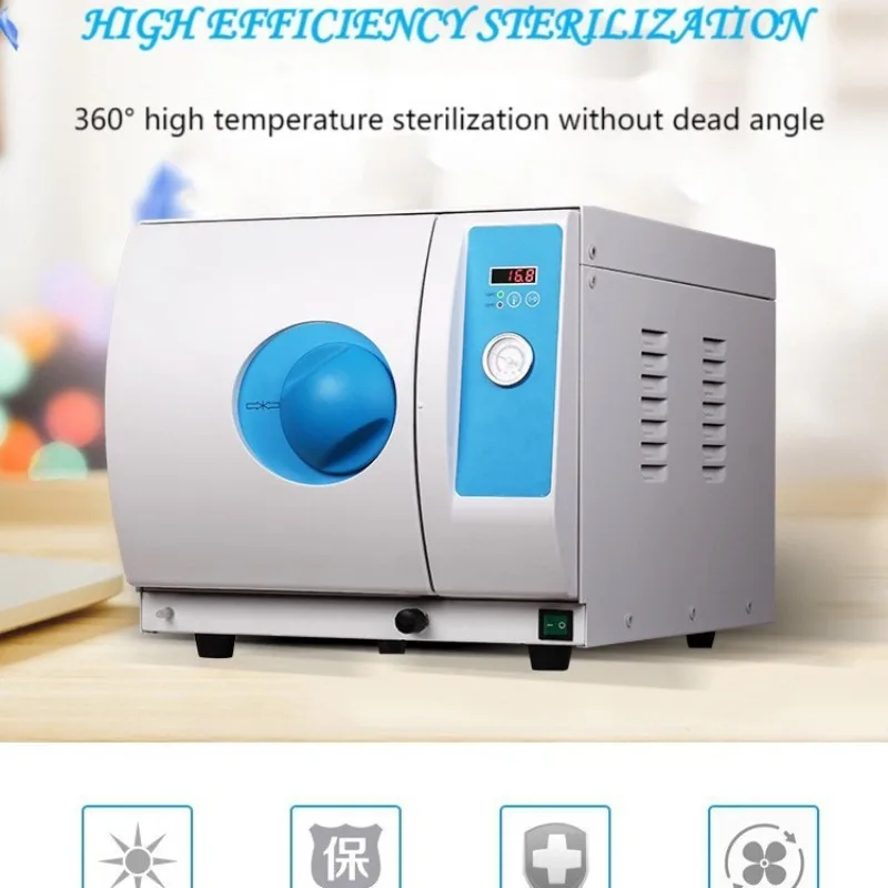 Dental High Temperature Sterilizer, Autoclave Disinfection Machine, Medical Oral Sterilization Equipment for Dental Clinic Use