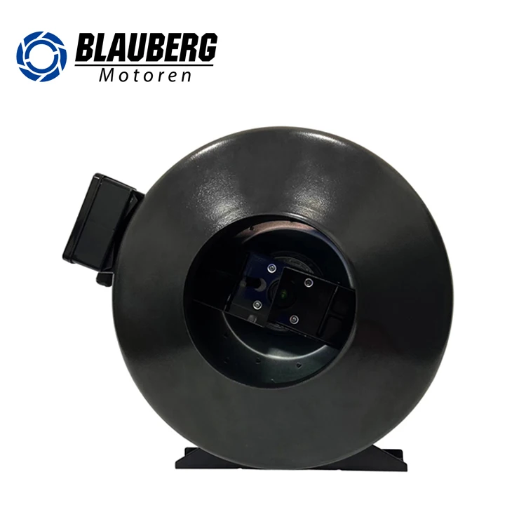 150mm AC 220V Radial In-Line Duct Fan 230 Volt Circular Centrifugal with Plastic Blades OEM Customizable