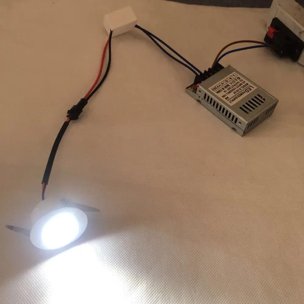 D68Mm Lichter Zu Die 2018 Rushed Abajur Leuchte 10 Teile/los Led Downlight Licht Cob Decke Spot