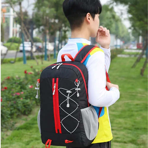 Imagen 2 del producto Mochila al aire libre tela Oxford montañismo montar ultraligero multifuncional Casual plegable gran capacidad 30L para hombres y mujeres