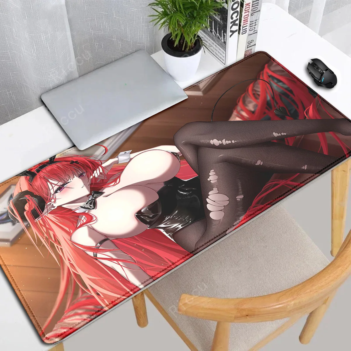 

Game Azur Lane Hindenburg Sexy Girl Hentai mousepad DeskPad Gaming Accessories Prime Gaming XXL gamer teclado mouse pad Desk Pad
