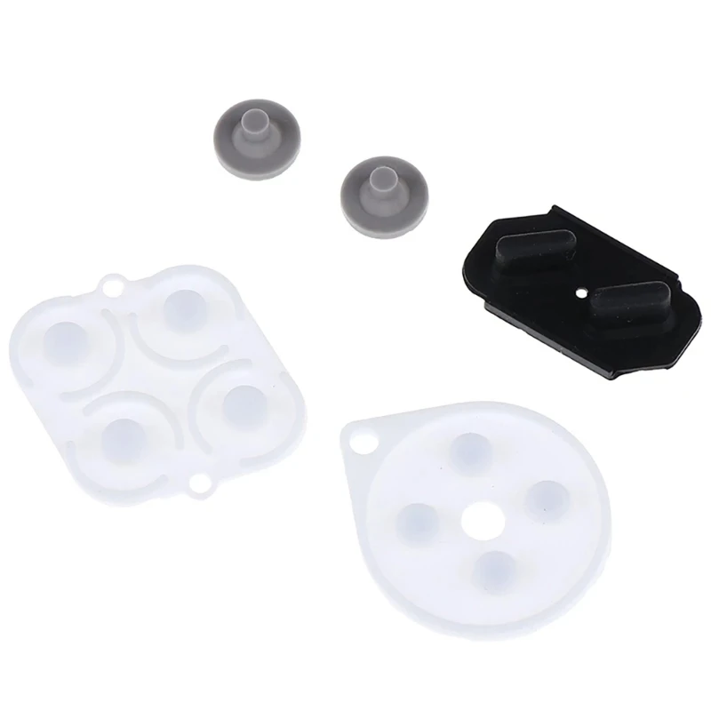 10Pcs/2 set Conductive Rubber Pads Kit Replacement Pad Button Contacts Suitable for SNES Controller Gamepad Repair