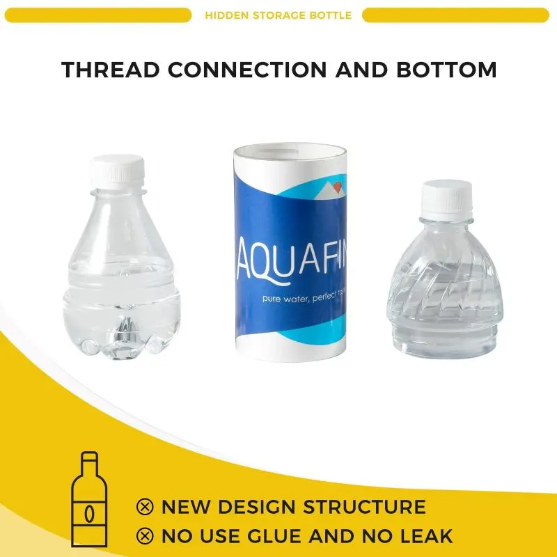 Outdoor Travel Mineral Fake Sight Security Secret Water Portable Safe Bottle Hidden Creative Container Hide Stash Cash Pills Box