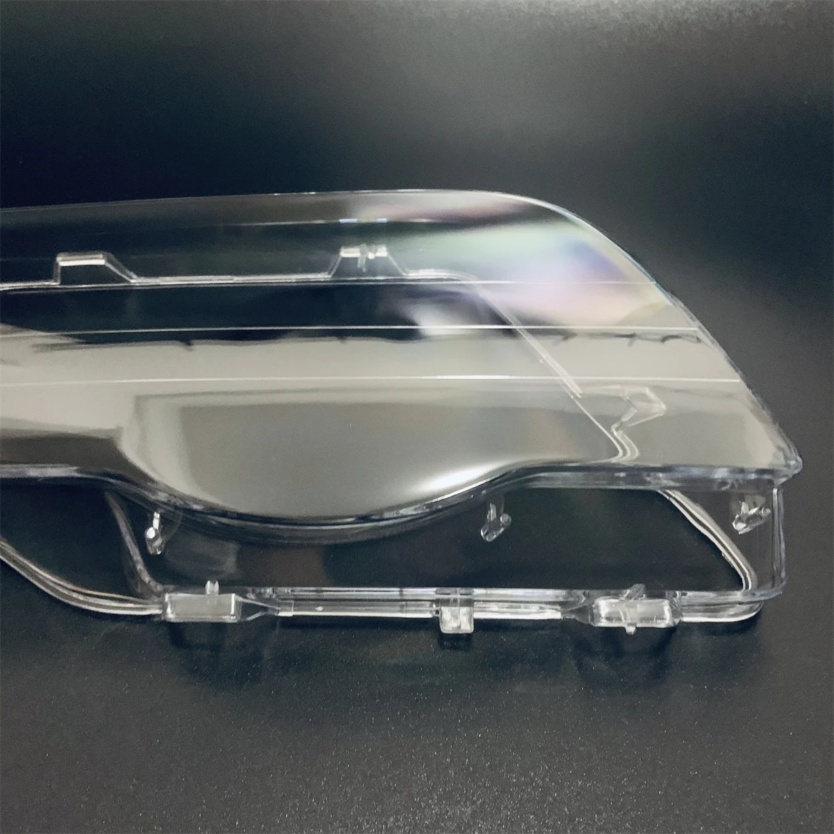Do BMW E46 4-drzwiowej serii 3 1998 1999 2000 2001 1 para Osłona soczewki reflektora Przezroczysta obudowa lampy samochodowej Przezroczysty klosz — zdjęcie 5