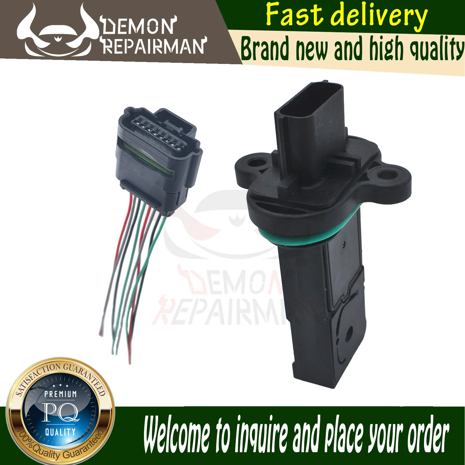 0280218433 MAF Air Mass Meter Sensor & plug Compatible with VAUXHALL ASTRA 1.0L 1.4L 1.6L Buick Cascada Encore Chevrolet Cruze