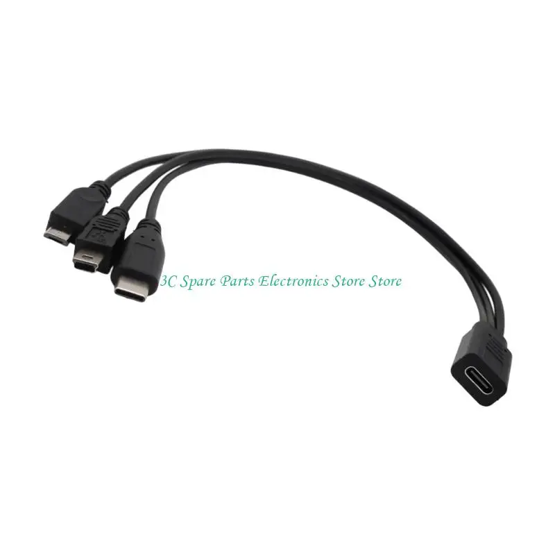 كابل شحن SZ USB من النوع C سلك نقل البيانات لشحن الأجهزة المتعددة في وقت واحد #2