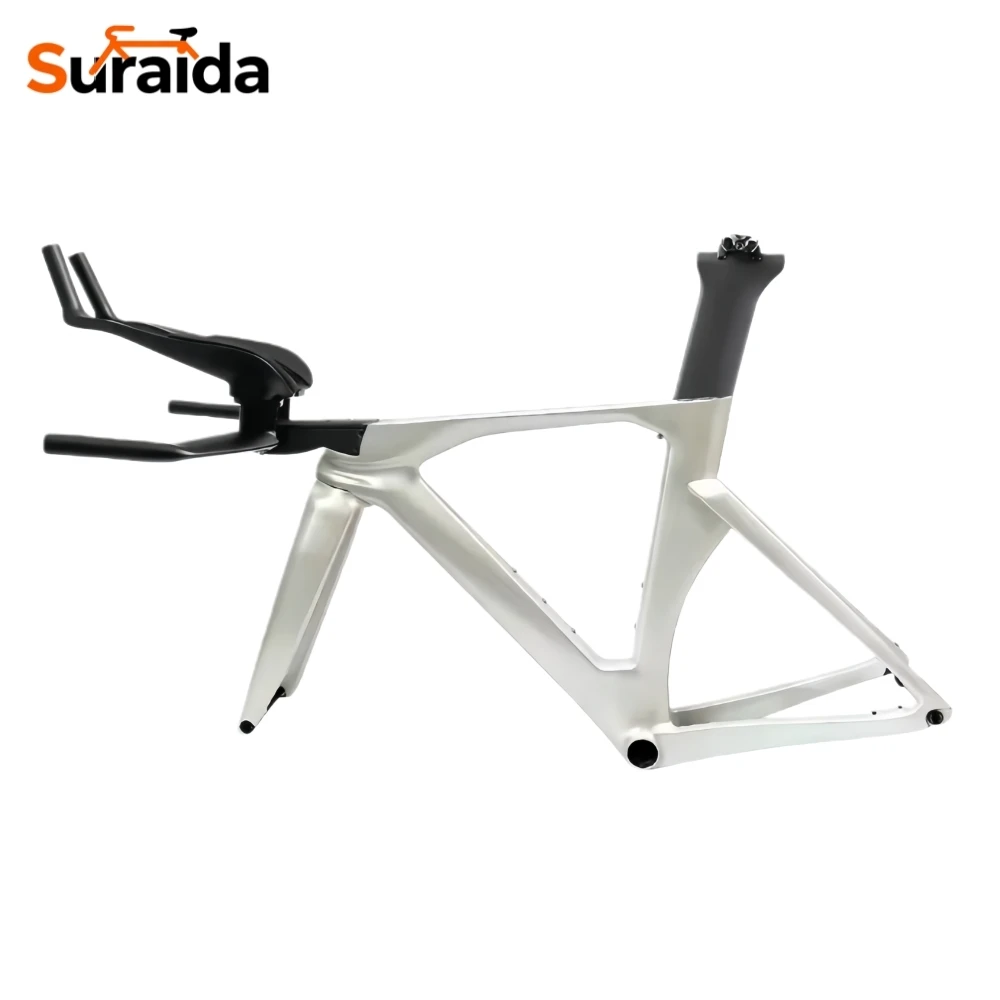 

2026 New Carbon TT Fiber Triathlon Bike Frame Set Colorful Spray Paint TT Handlebar High Quality Disc Carbon Brake Hot Sale