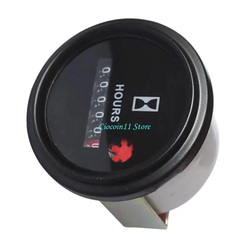 

Y1UB 52mm Hour Gauge Meter for Generator Engines Chronograph 12V-36V Accurate Digital Mechanical Hour Meter