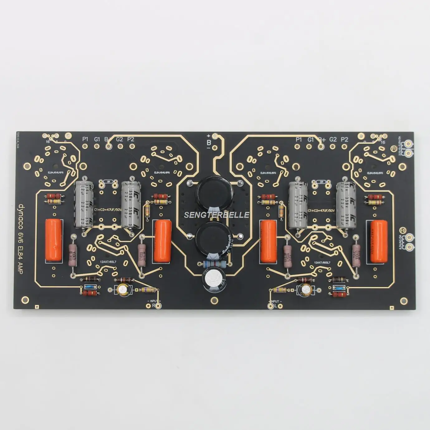 HiFi 6V6 + 6SL7 Ламповый стереоусилитель Плата 10 Вт База на схеме DYNACO