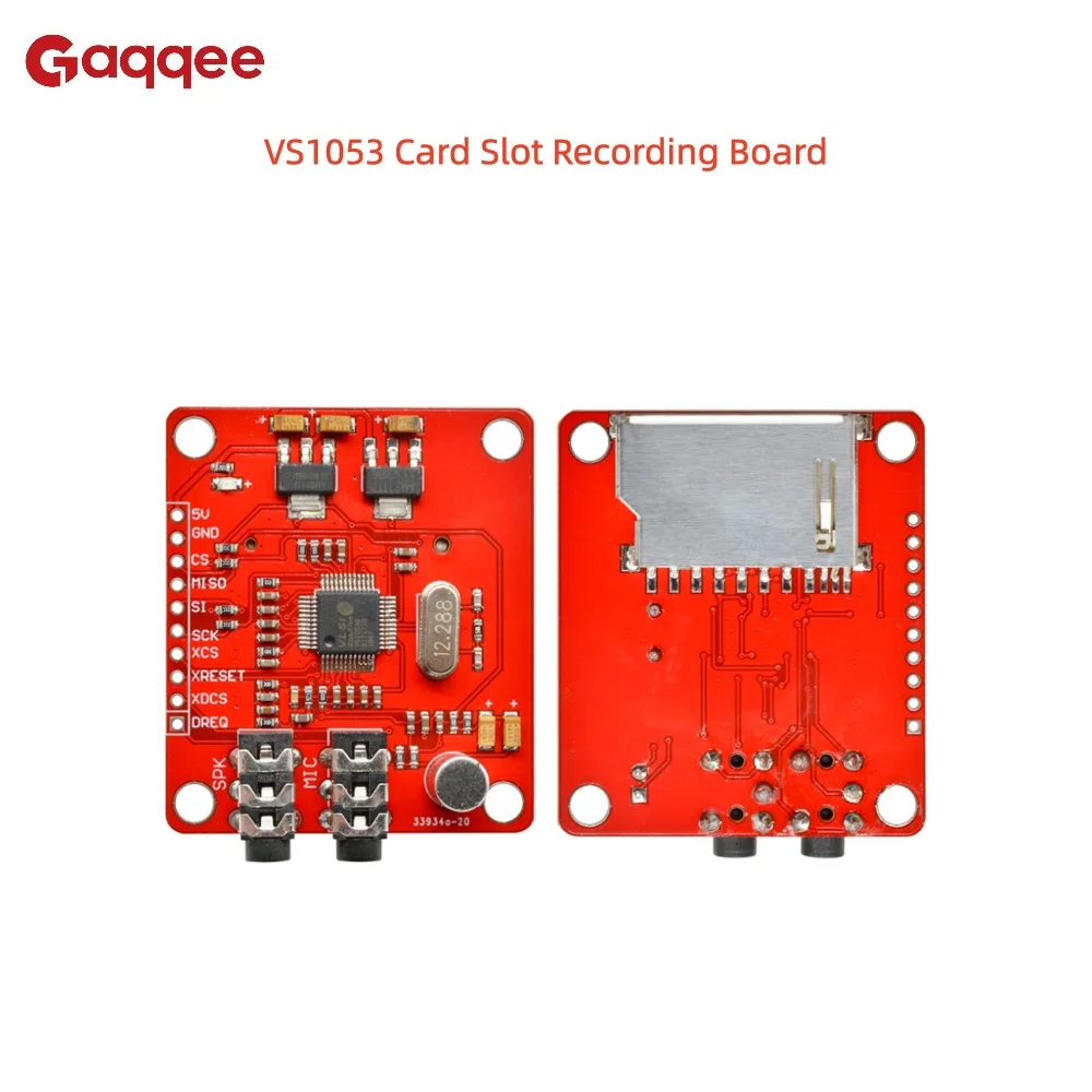 لوحة تسجيل فتحة بطاقة وحدة التسجيل في الوقت الحقيقي VS1053 تدعم ترميز OGG وما إلى ذلك.
