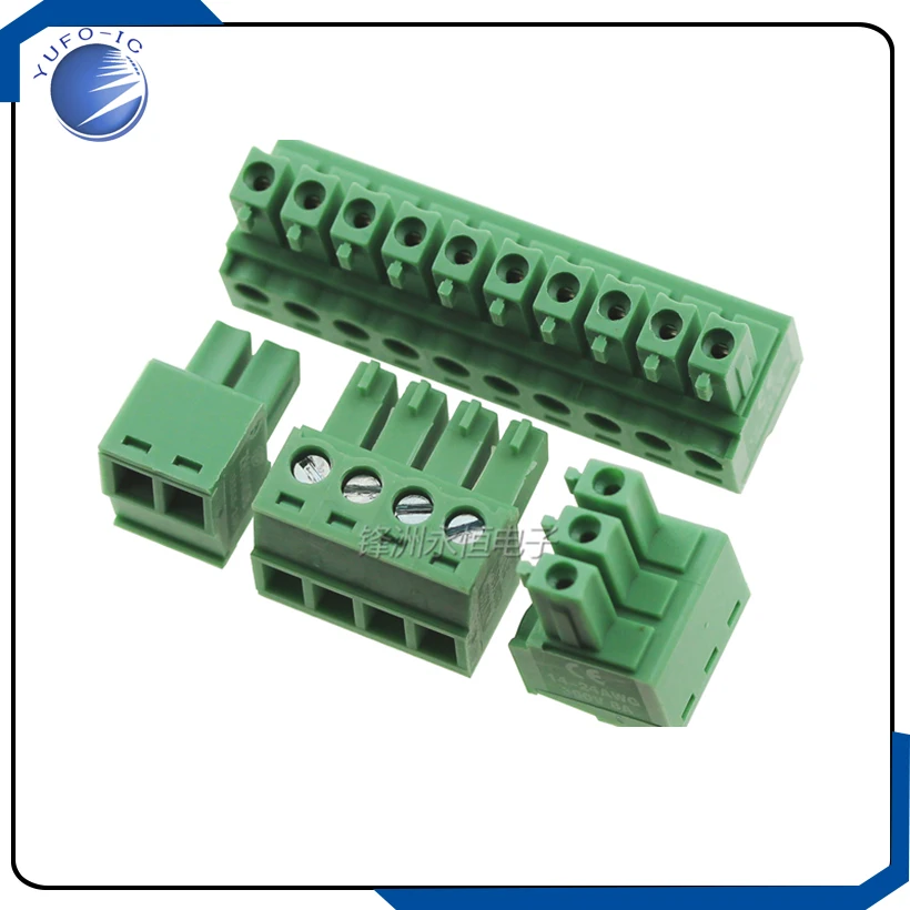 5 пар 15EDGK 3,81 2P/3/4/5/6/7/8/9/10/11P-12P/PIN винтовой съемный клеммный блок разъем прямой контакт 3,81 мм