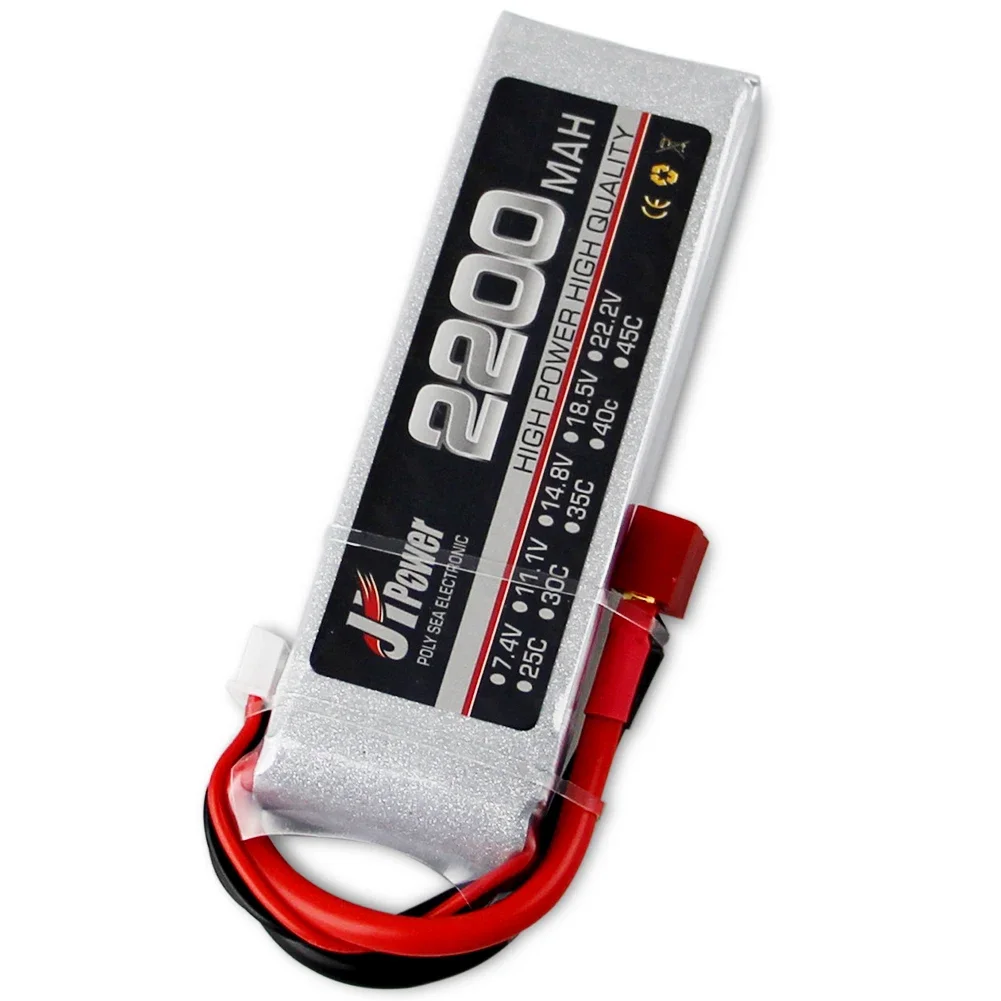 4S LiPo Battery 14.8V lipo 4S 2200mAh 75C RC LiPo XT60-Tplug Deans XT90 For Airplane Quadcopter Helicopter Drone Tank Trueck