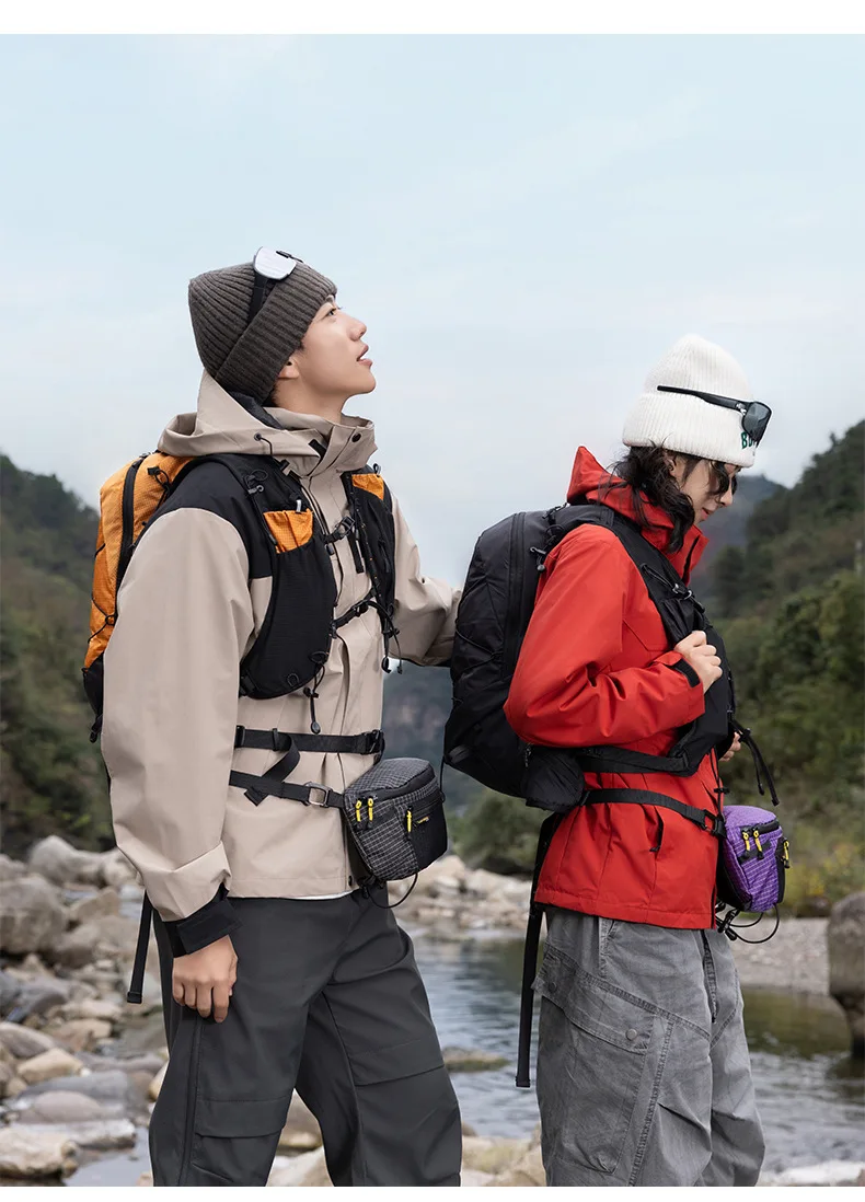 Outdoor Wandern Taktische Brusttasche Große Kapazität Wasserdichte Nylon Umhängetasche Sport-Rucksack Hüfttasche für Männer und Frauen – Detail 6