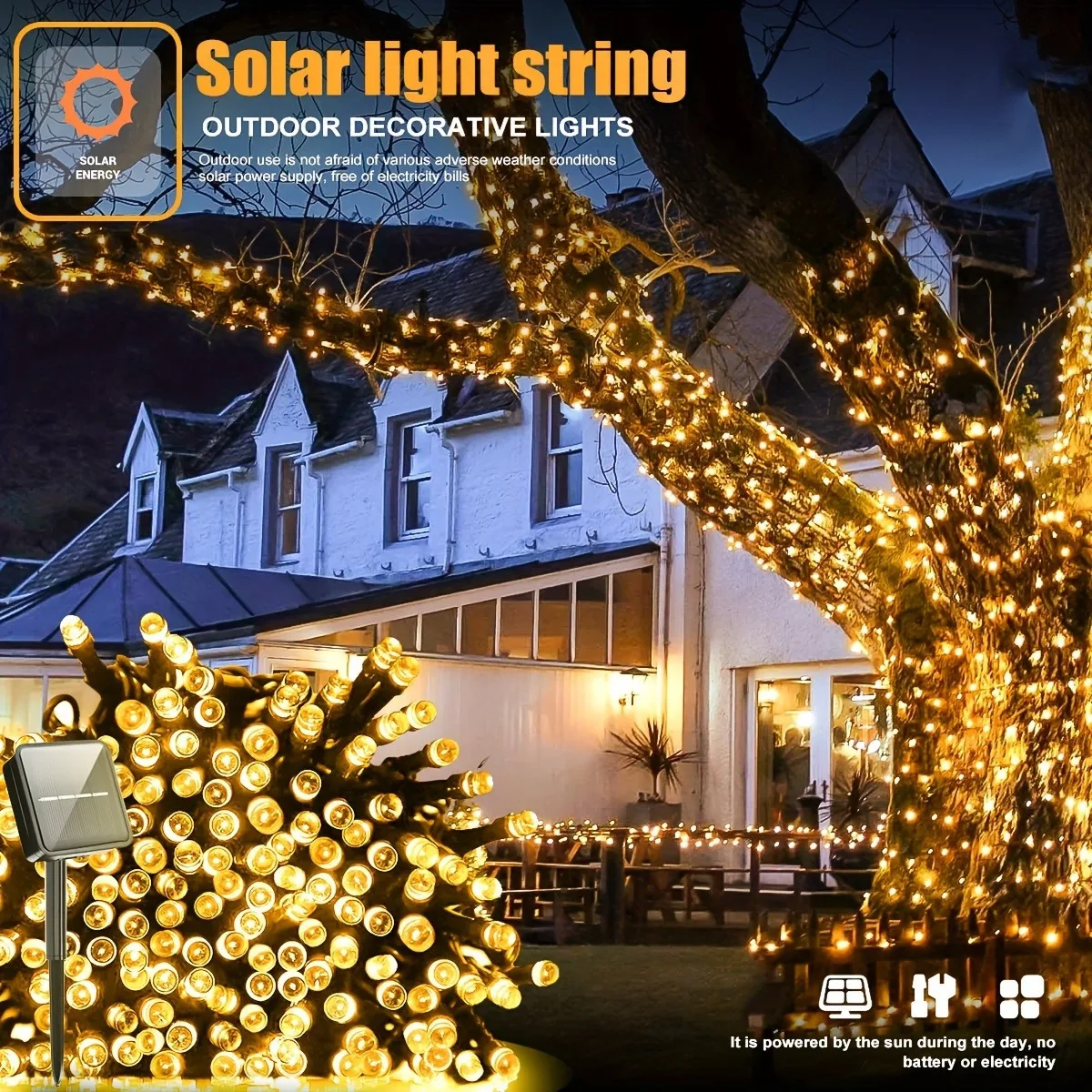 Outdoor Solar Strin… - image