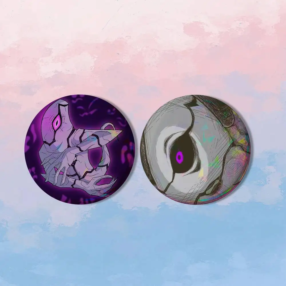 B-Ben10 Ghostfreak ZsSkayr 2 piece set Pins Creativity Printed Pictures Text Metal Lapel Badges Brooches Jewelry Gift
