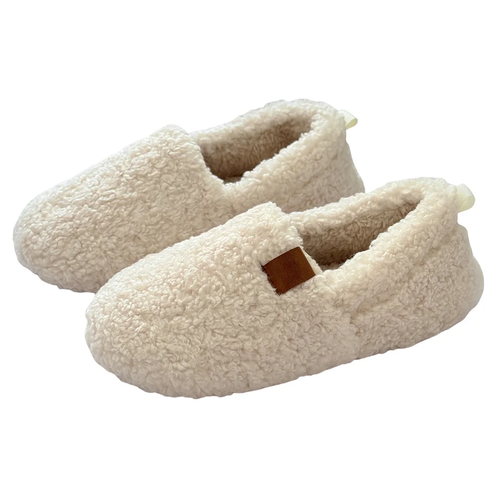 Women House Shoes Fuzzy Memory Foam Loafer with Polar Fleece Lining Indoor Outdoor Slipper