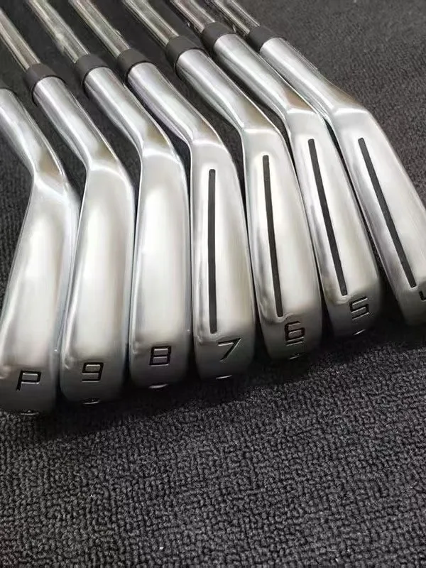 

7 PcsIron Set Men Golf Irons High Launch Forgiveness Max Impact Tungsten Steel Graphite Shaft Stiff Regular Flex Tour Distance