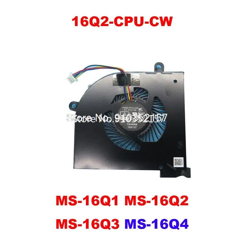 GS65 16Q2-CPU-CW CPU Fan For MSI GS65 8RE 8RF 8SE 8SG 8SF 9SD 9SE 9SG 9SF P65 MS-16Q1 MS-16Q2 MS-16Q3 MS-16Q4 16Q1 16Q2 Q3 16Q4