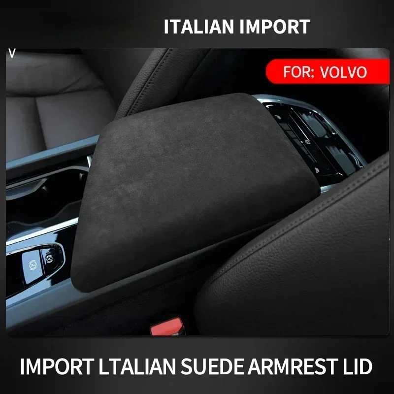 Alcan tara Center Console Lid Car Armrest Upper Outer Cover Cushion For Volvo XC60 S60 V60 2016 2017 2018 2019 2020 2021 2022