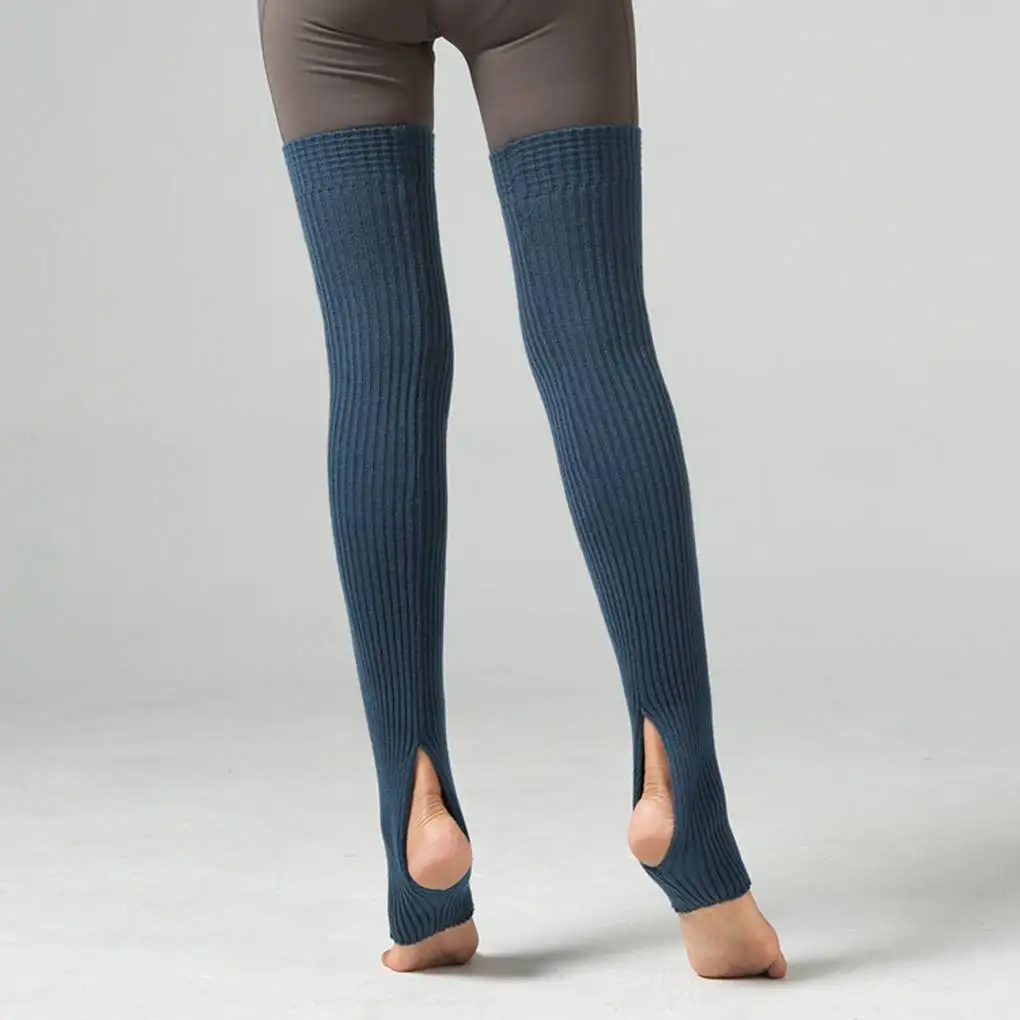 Leg Warmers Socks Fashionable Long Footless Sock Thicken Winter Dance Leg Stocking Breathable Yoga Ballet Stockings