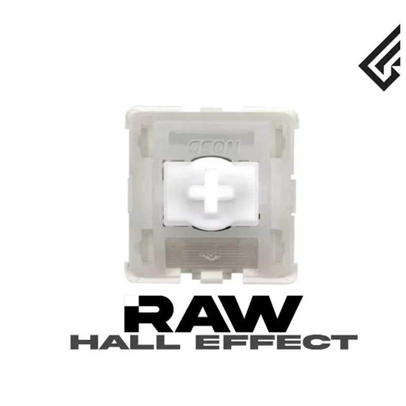 Geonworks RAW HE Magnetic Switch Custom Gaming Switch 40g/50g  RGB Light Guide Column Linear Hall Switch for Wooting Keyboard