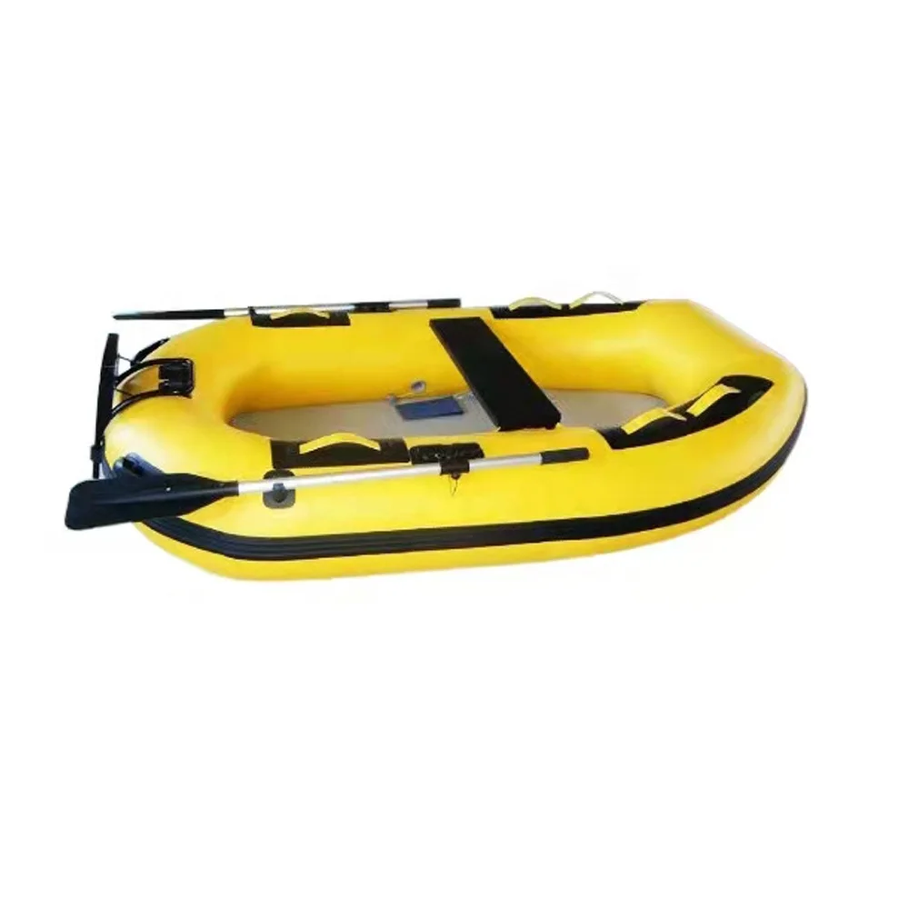 

Outdoor Hot Selling 2 Person Fishing Rowing Boat Drop Stitch Material Inflatable Fishing Kayak with Pedal