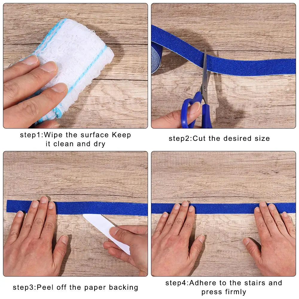 

Adhesive Waterproof High Traction Anti-slip Tape Anti Slip Grip Tape Roll Stairs Grip Tape Stair non-slip Stickers