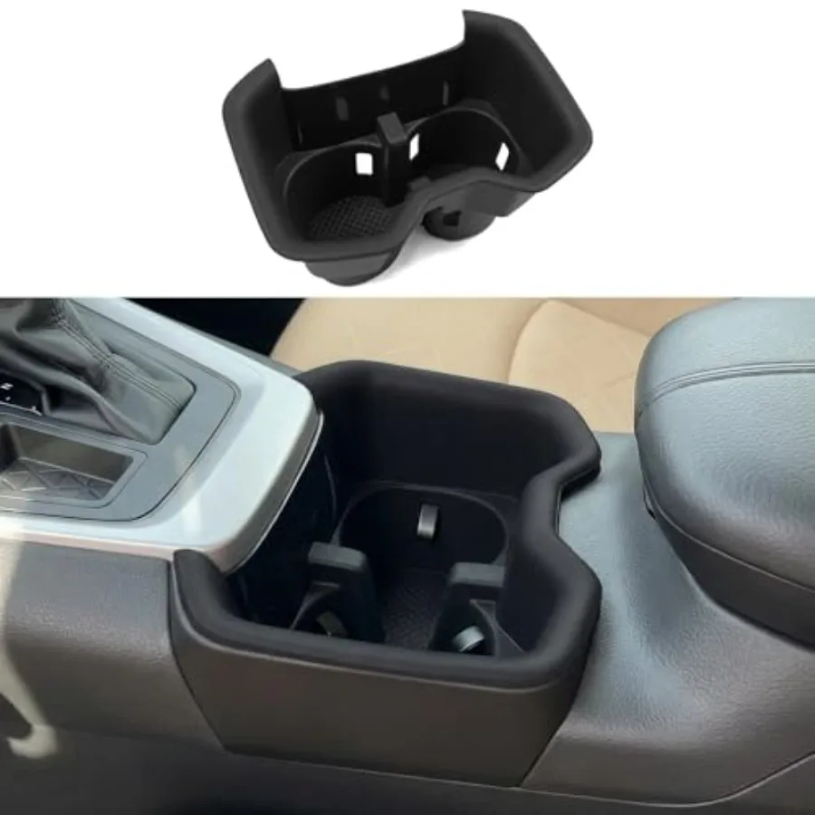 

Cup Holder for 2022-2025 Toyota RAV4 Center Console Cup Holder Insert Cupholder Organizer Coaster Liner for 2022 2023 2024 2025