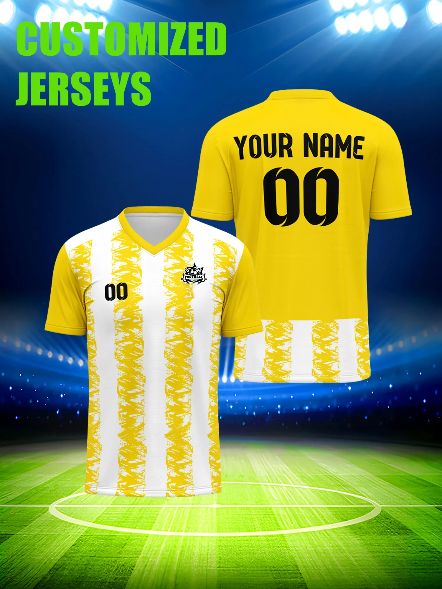 

Футбольная форма на заказ с индивидуальным изображением, номером и именем, спортивная экипировка для тренировок и соревнований