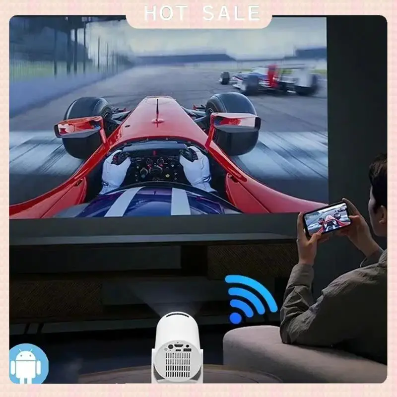 

24-Hour Delivery 1080P LED Portable Movie Projector Wireless Fidelity 270° Adjustable For Android Phone USB TV Stick Laptop