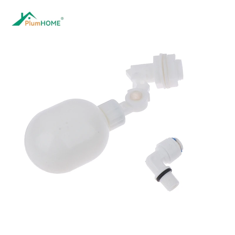 1pc Plastic Float Valve Adjustable Auto Fill Float Ball Valve Water Control Switch Inlet For Water Tower Tank