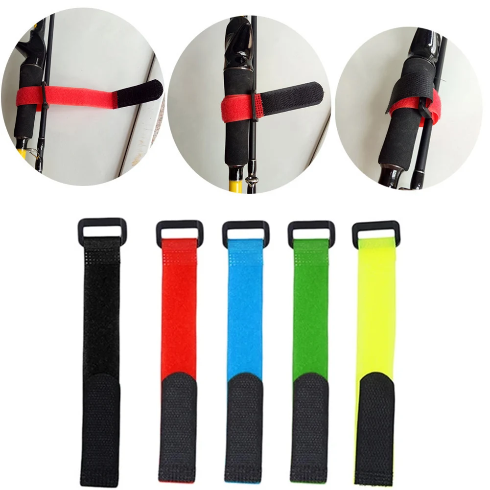 منظم معدات الصيد ربطات كابل قضيب الصيد مخصصة مناسبة لأحجام القضيب لصيد الأسماك في الهواء الطلق للأدوات المنزلية