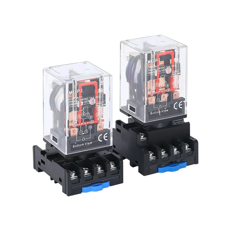 

Electromagnetic relay MK3P-110A11 pin AC220V two open two closed PF083A/three open three closed PF113A